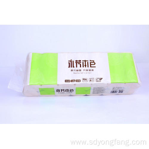 Natural Pulp Color Roll Toilet Papers 1500g